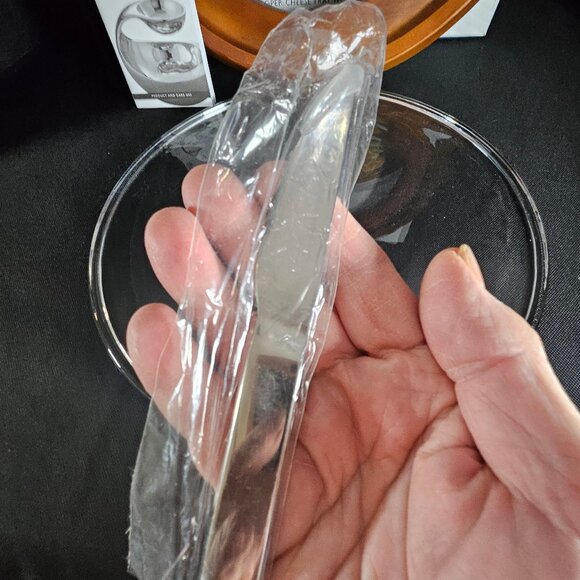 Modern Nambe Cooper Cheese Tray With Knife NIB Holiday Entertaining Servingware - Picture 7 of 14